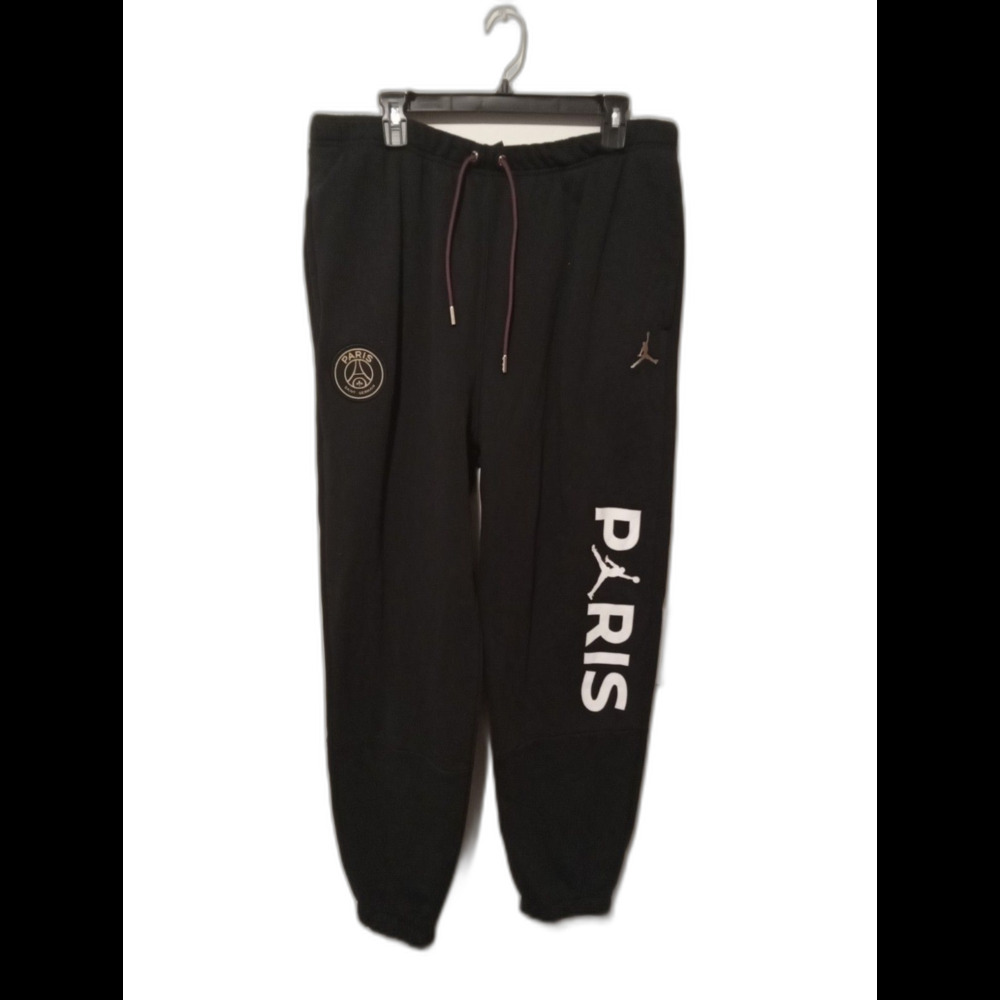 Jordan X Paris Saint Germain PSG Black Sweatpant Size XL
